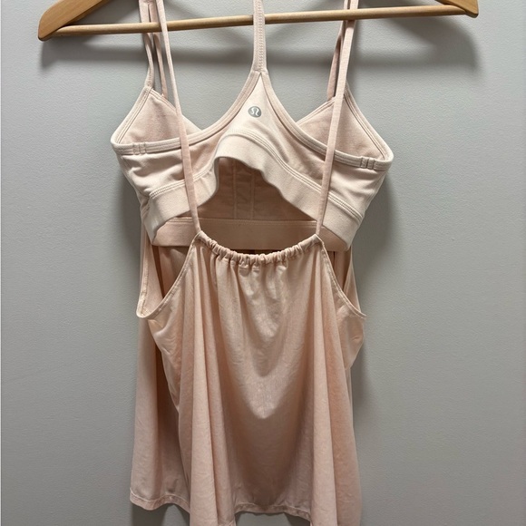 Lululemon Flow Y 2-in-1 Tank Butter Pink/Butter Pink - Picture 5 of 11